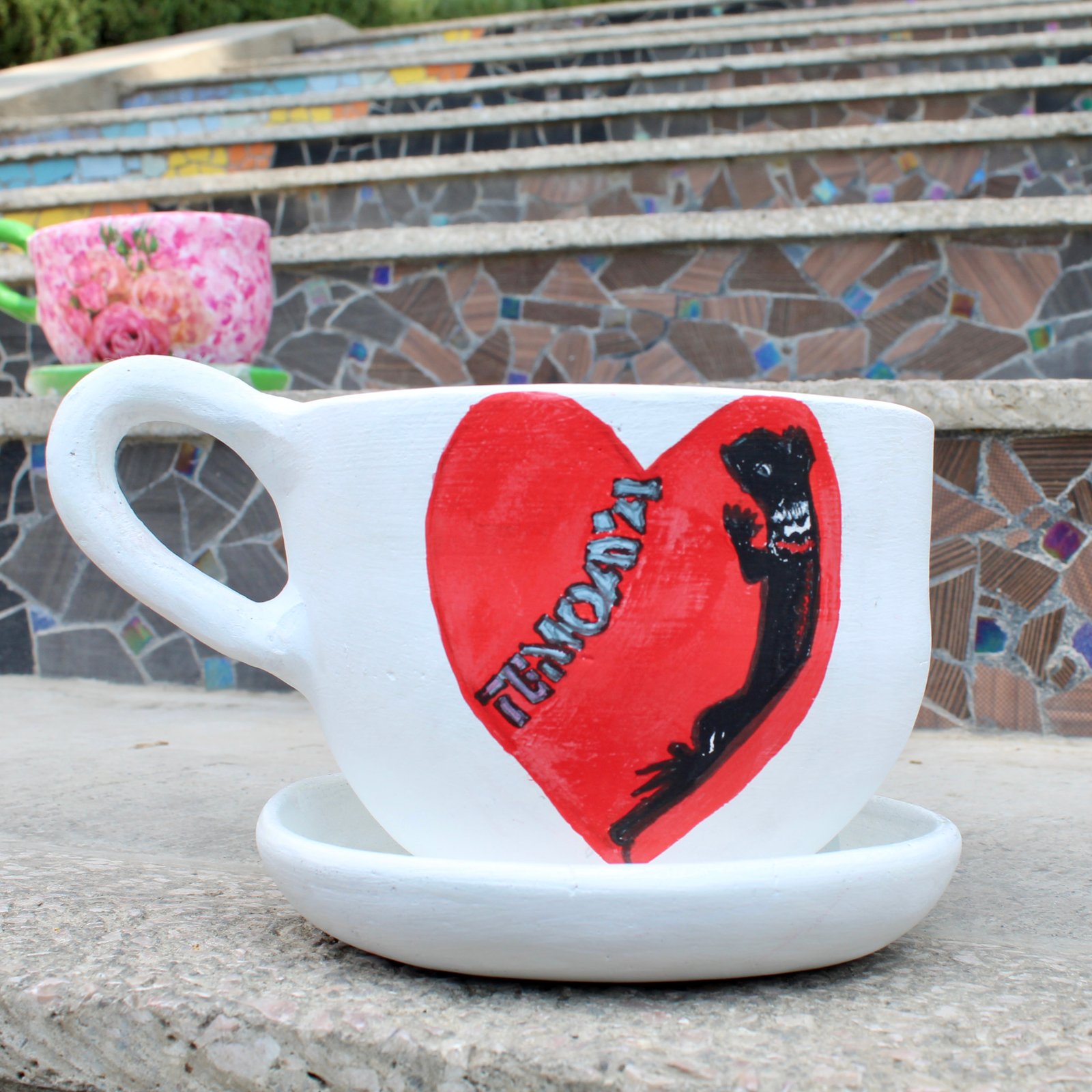 Maceta Artesanal “Corazón Temoaya”
